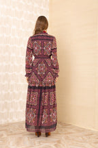 Wine Hale Bob Marisole Maxi Dress Chiffon Jilli Boutique
57EY610A
