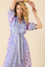 Naya Linen Maxi Dress Jilli Boutique Atlanta SKU: 51AY616M-Blue Hale Bob