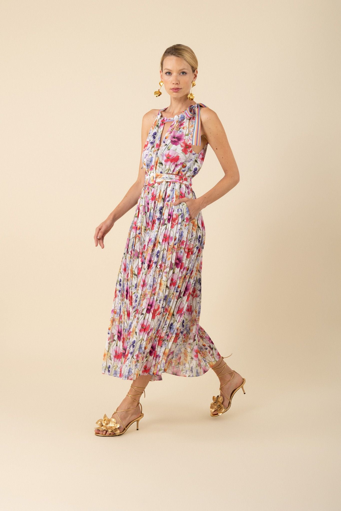 hale bob jilli boutique halter dress