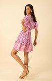 Katelyn Linen Dress by Hale Bob in Pink