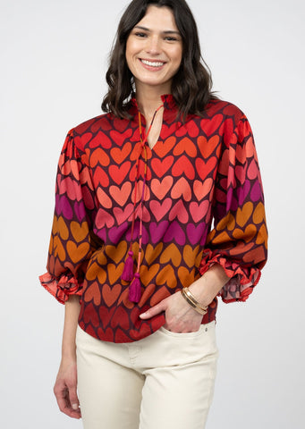Ivy Jane Ombre Heart Top Jilli Boutique