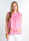 ivy jane uncle frank sister mary jilli boutique Candy Striped Daisy Top ij650416