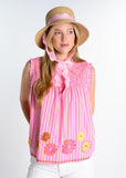 ivy jane  jilli boutique Candy Striped Daisy Top ij650416