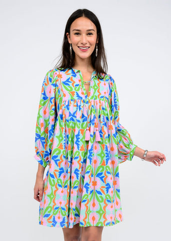 Uncle Frank By Ivy Jane Refreshing Colors Dress in Aqua Style 74594 jilli boutique