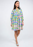 Uncle Frank Refreshing Colors Dress in Aqua Style 74594 jilli boutique