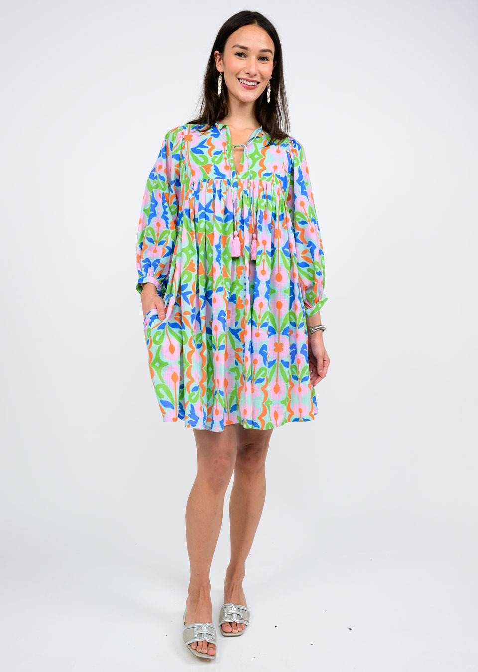 Uncle Frank By Ivy Jane Refreshing Colors Dress  jilli boutique