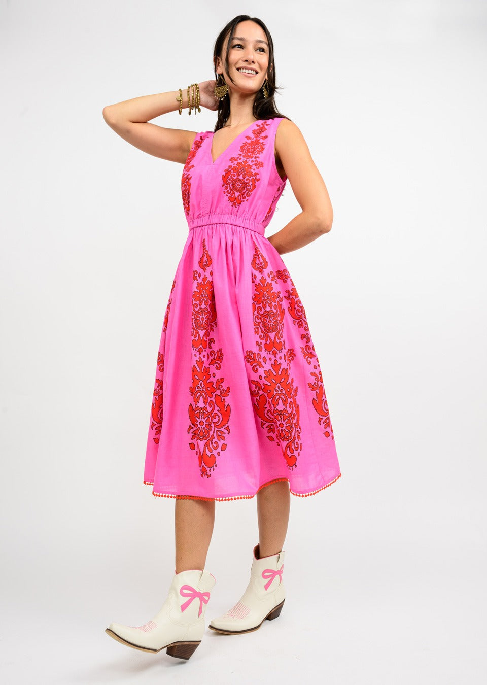 Stamped Sundress by Ivy Jane SkU 75686 Jilli Boutique Uncle Frank
