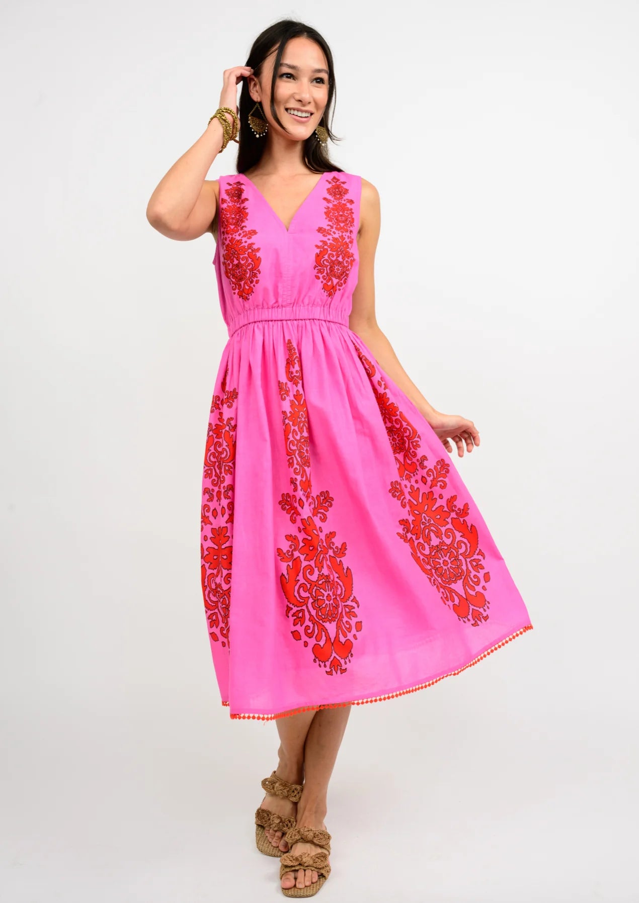 Stamped Sundress by Ivy Jane SkU 75686 Jilli Boutique Uncle Frank