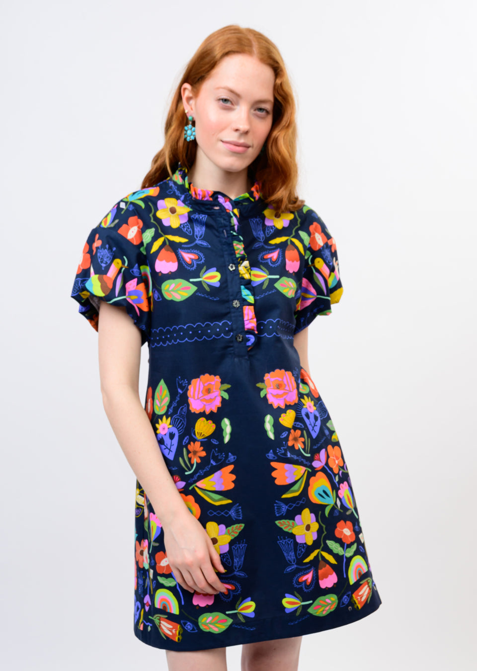 Carlota Navy Dress Sister Mary Jilli Boutique