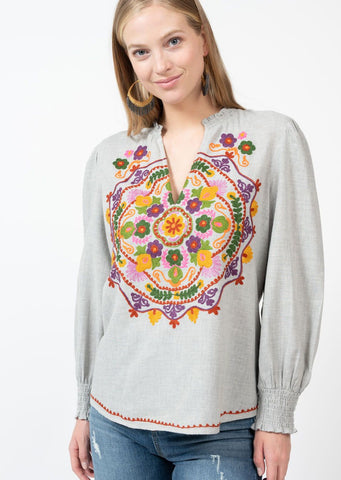 Medallion Top by Ivy Jane