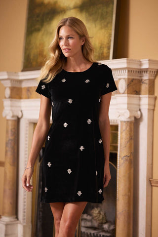 Black Velvet Dress by Jude Connally