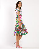Libby Dress by Jude Connally in Seaside Escape White