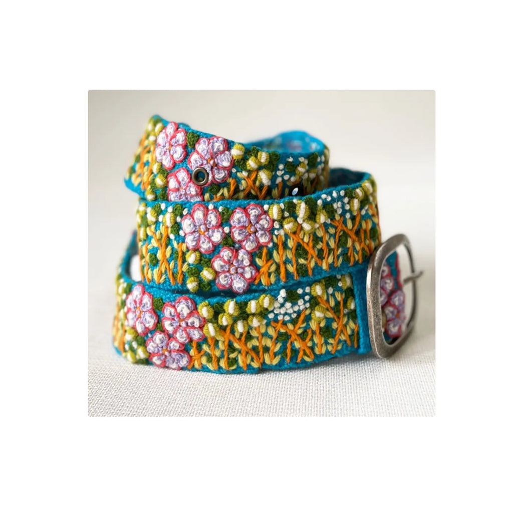 Windswept Embroidered Belt