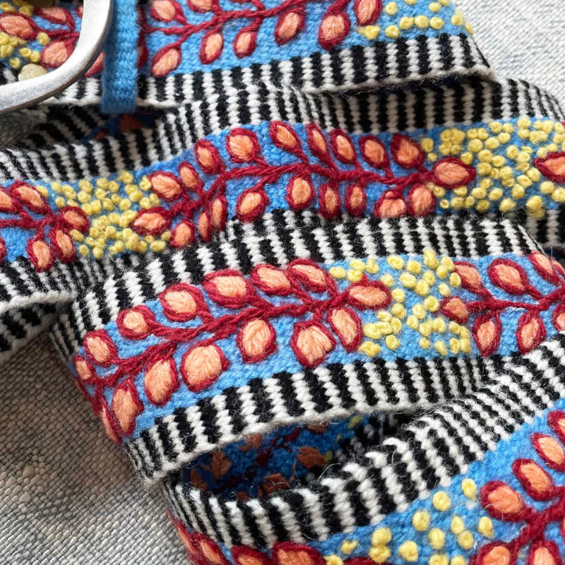 Jenny Krauss A Growing Season Peru Embroidered Artisan Belt Jilli Boutique