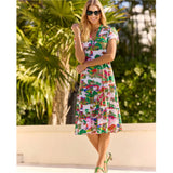 Libby Dress by Jude Connally in Seaside Escape White