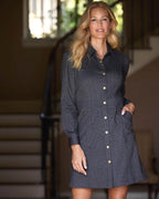 Jude Connally Solange Black Denim Dress Jilli Boutique