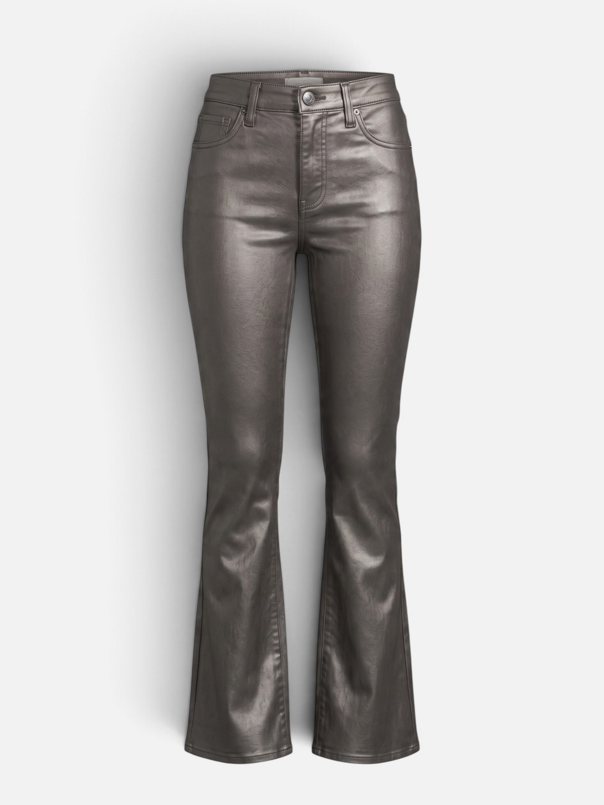 High Rise Kelly Fab Ab Kick Flare Pearl Brown