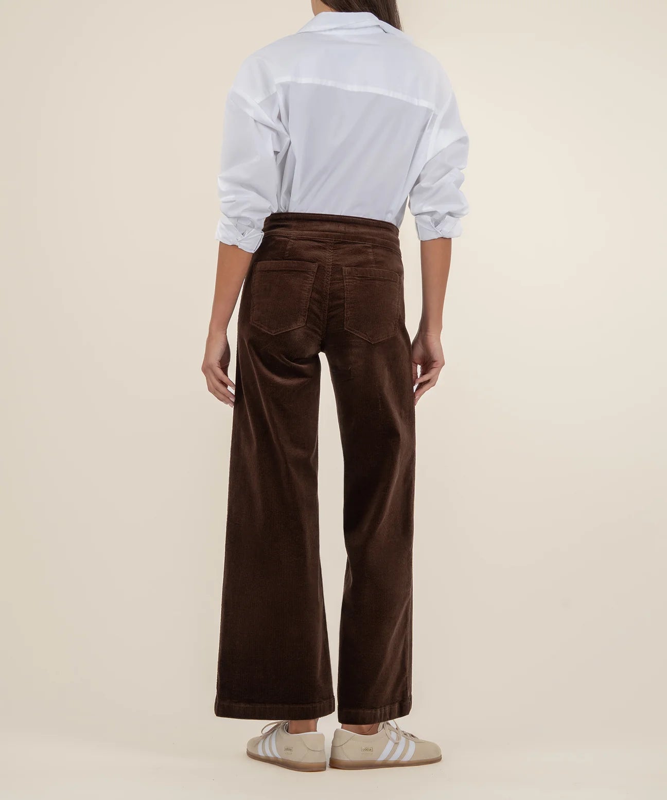 Meg Corduroy Wide Leg Pant Fudge Kut From the Kloth Jilli Boutique SKU: KB65701 Denim