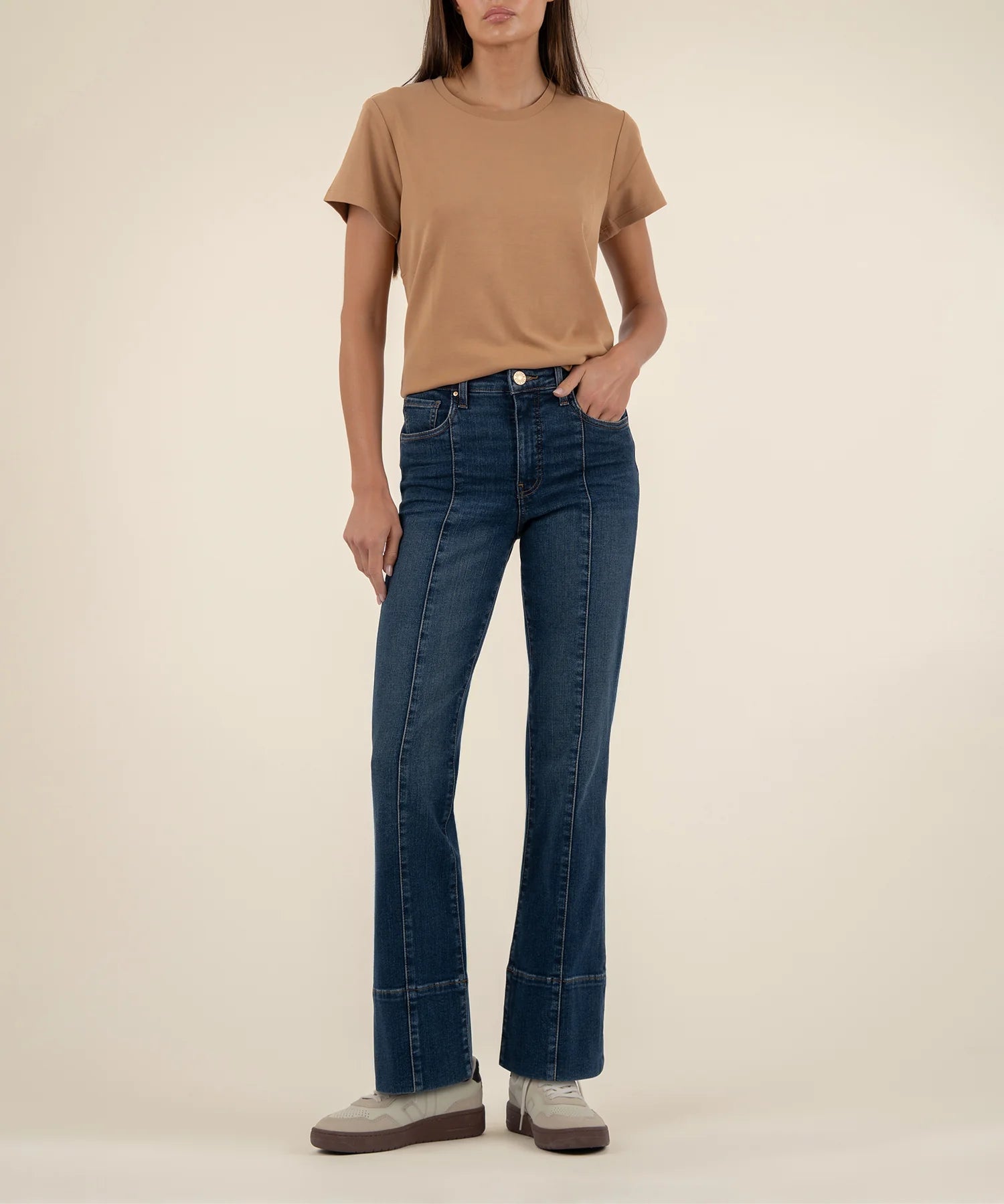 Kelsey High Rise Ankle Wide Kut From The Kloth Jilli Boutique Denim SKU: KP2286MA1-ENVDK