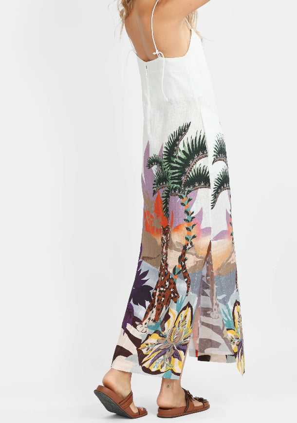 Long Dress Ipanema White Las Surenas Jilli Boutique