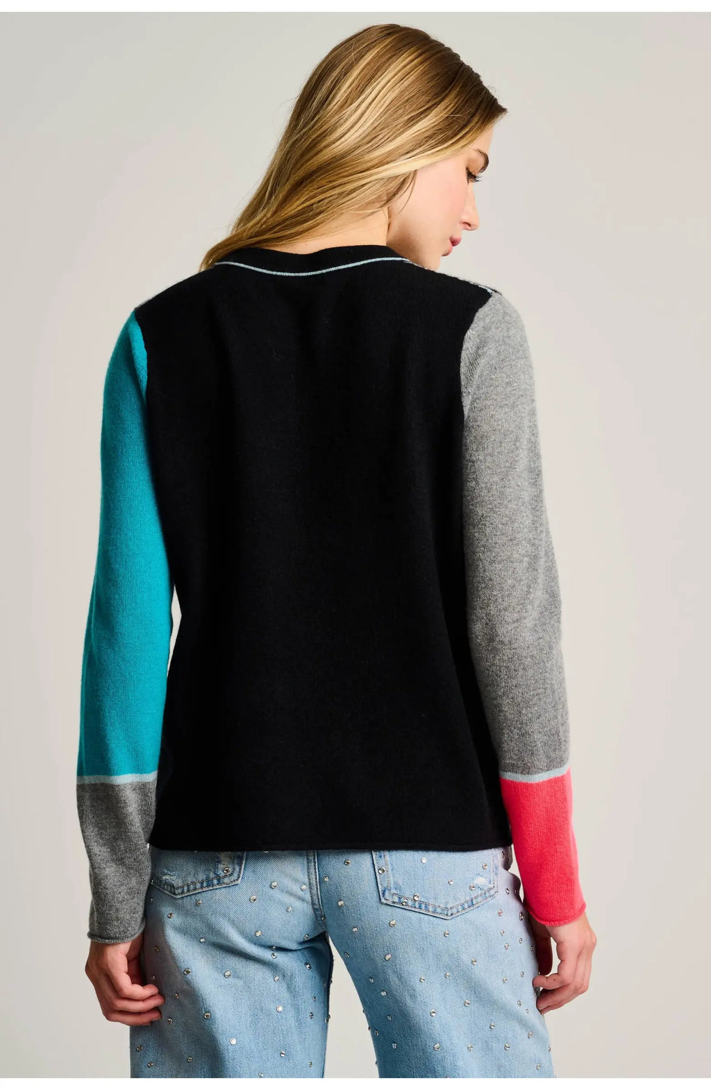 Lisa Todd Block Talk Black combo Jilli Boutique cashmere blend