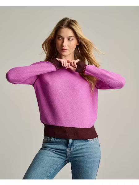 Preorder: Stitchin' Sweater in Orchid by Lisa Todd