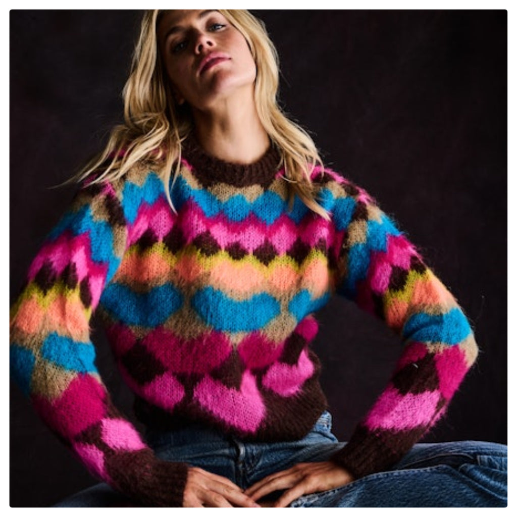 CIAO BELLA Jilli Boutique Lisa Todd Sweater Top Buckhead Atlanta Dunwoody Bellissima Italian Heart Sweater