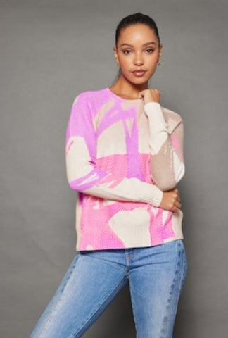 Lisa Todd Pink Pop Sweater jilli boutique