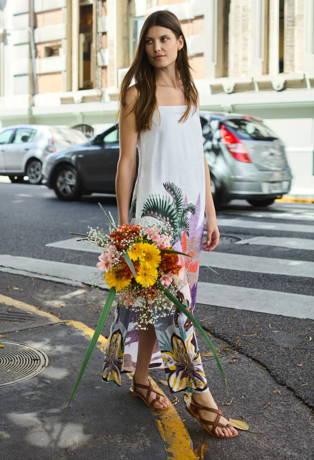 Long Dress Ipanema White Las Surenas Jilli Boutique
