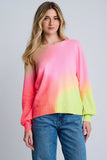 COLOR HAZE Lisa Todd Jilli Boutique Sweater 100% cotton