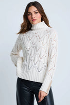 Lisa Todd The Standout Winter White Jilli Boutique Sweater knitwear