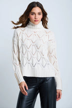 Lisa Todd The Standout Winter White Jilli Boutique Sweater Atlanta Dunwoody Sandy Springs knitwear