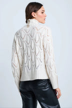 Lisa Todd The Standout Winter White Jilli Boutique Sweater Knit knitwear