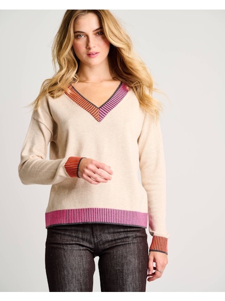 Ribbed and Ready in Almond by Lisa Todd Jilli Boutique R25-C270 