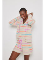 Lisa Todd Jilli Boutique Quick Stitch Hoodie Almond