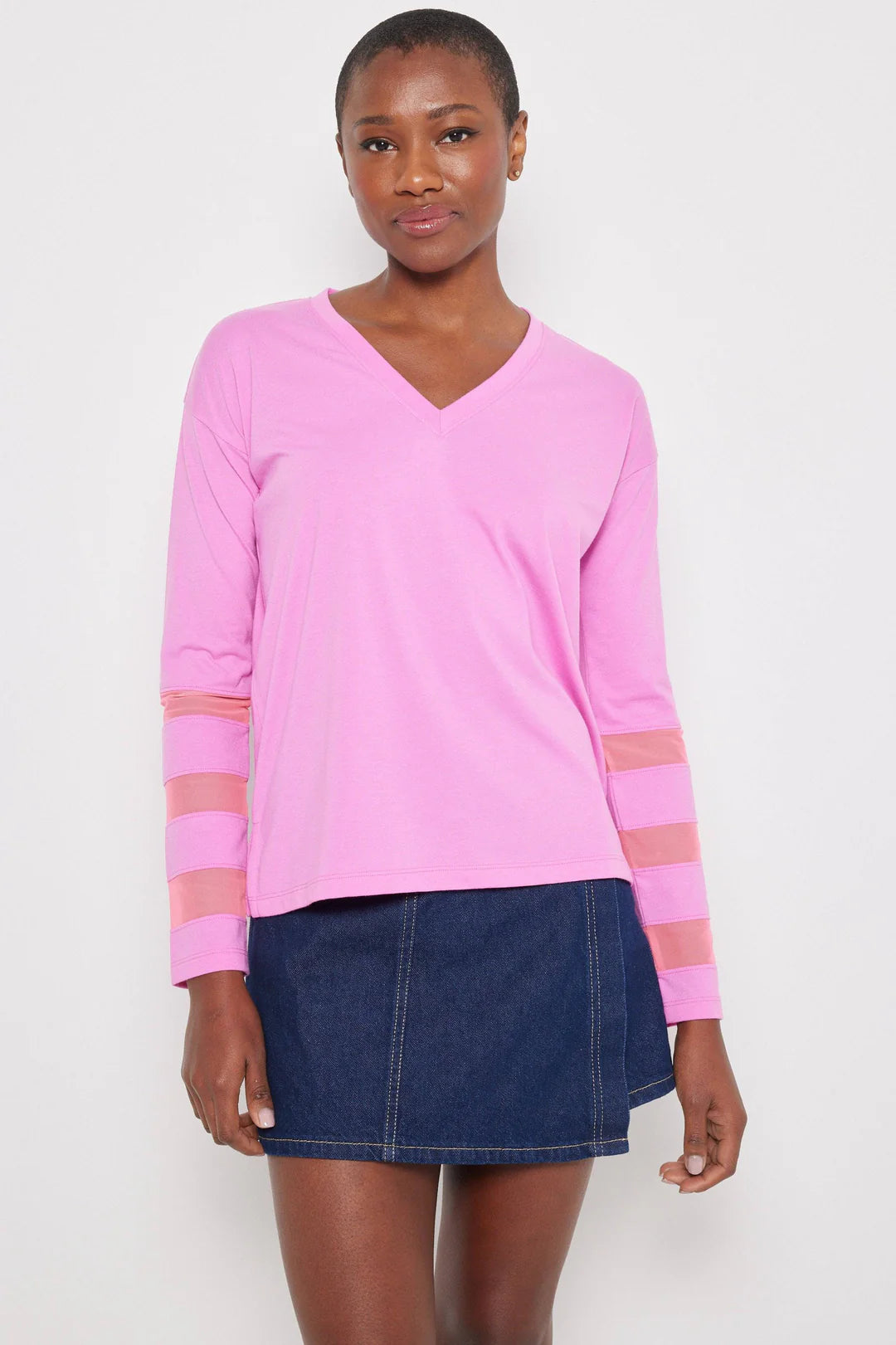 Lisa Todd mesh fest jilli boutique cotton top 