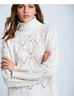 Lisa Todd The Standout Winter White Jilli Boutique Sweater Dunwoody Buckheat Atlanta