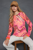 TRIPPIN' Sweater by Lisa Todd in Pink Pop