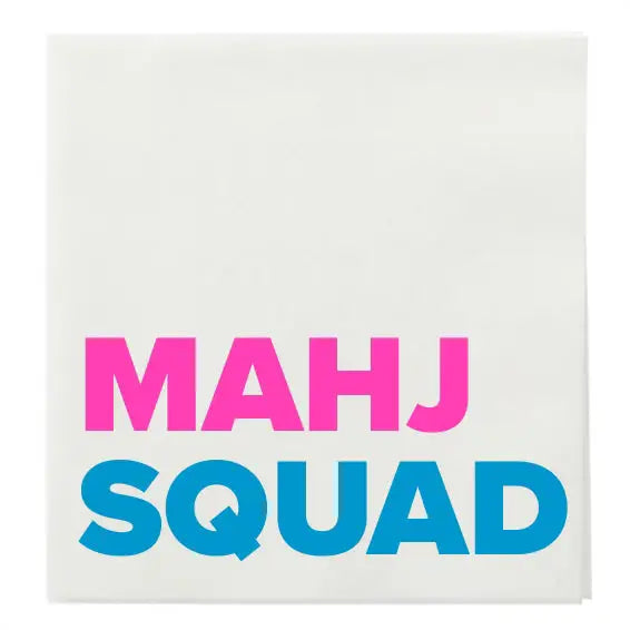  Cocktail Napkins Jilli Boutique Mahji Mamas "Mahj Squad"