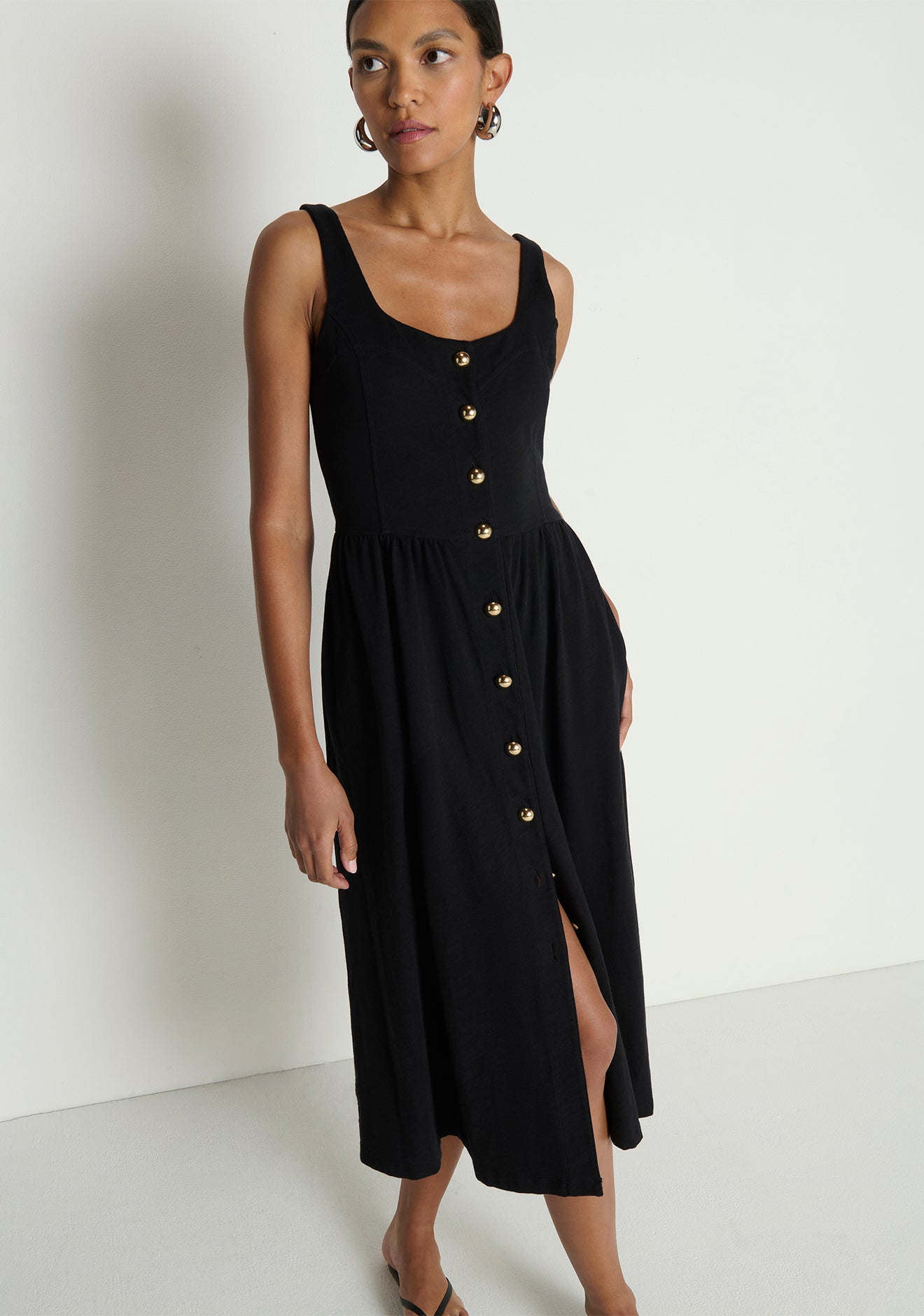 Laurel Midi Dress Nation LosAngeles Jilli Boutique