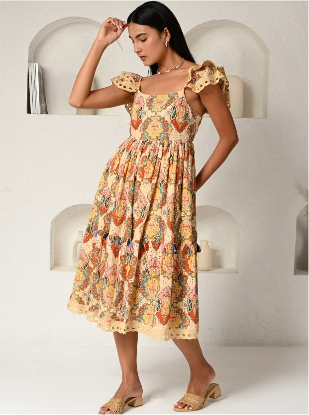 eyelet Dress Ollari Jilli Boutique