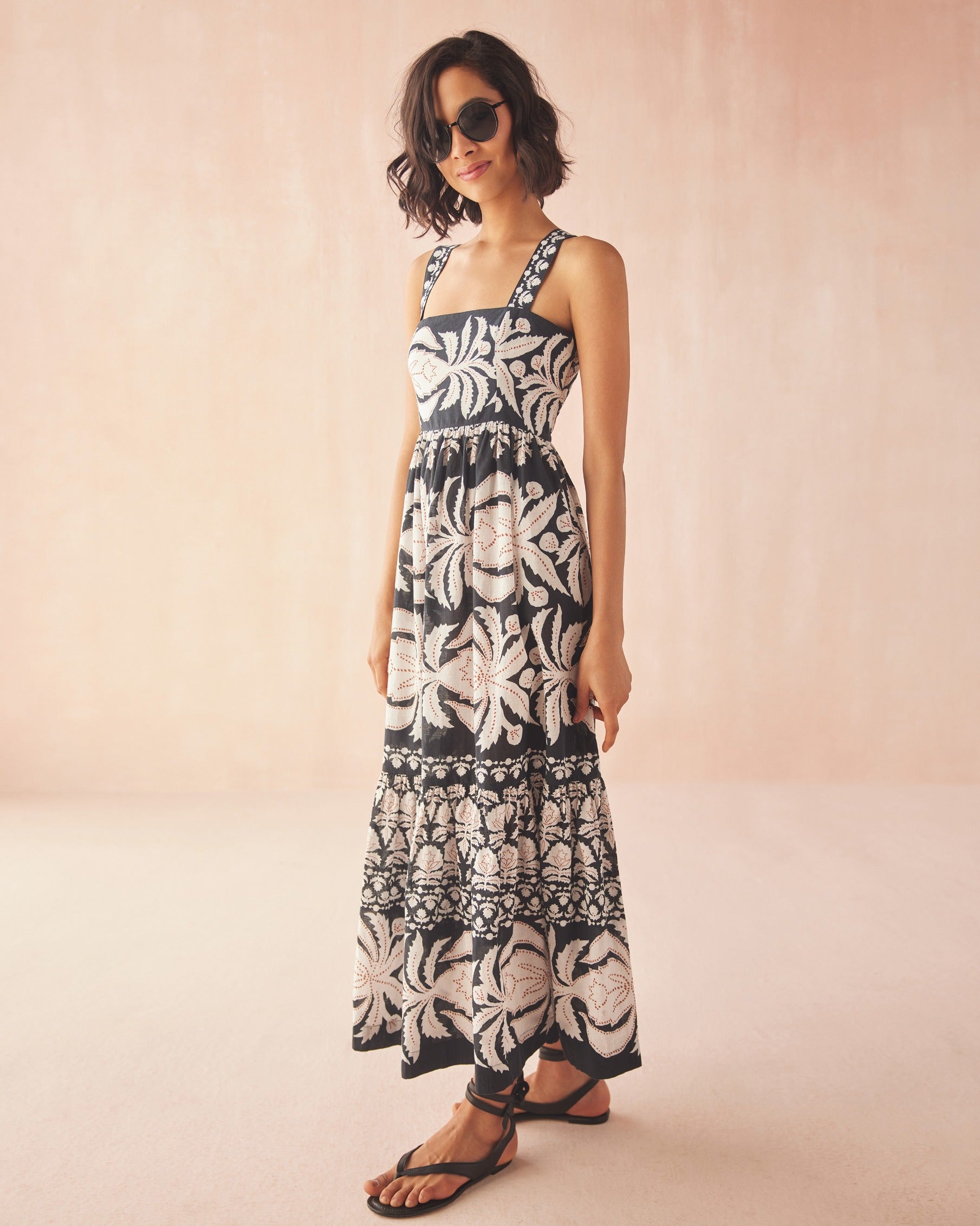 Omika Leena Maxi Dress Nikita Oyster Jilli Boutique