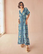 Pia Caftan in ADYA BALTIC by Omika Jilli Boutique Atlanta 