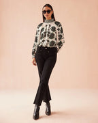 Brooke Blouse Omika Jilli Boutique Gia Macaroon top