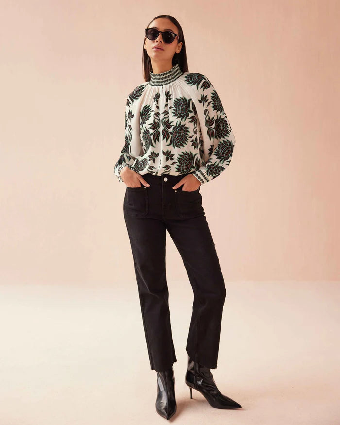 Brooke Blouse Omika Jilli Boutique dunwoody georgia sandy springs