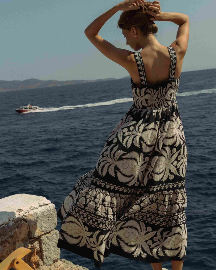 Omika Leena Maxi Nikita Oyster Jilli Boutique Resort Dress