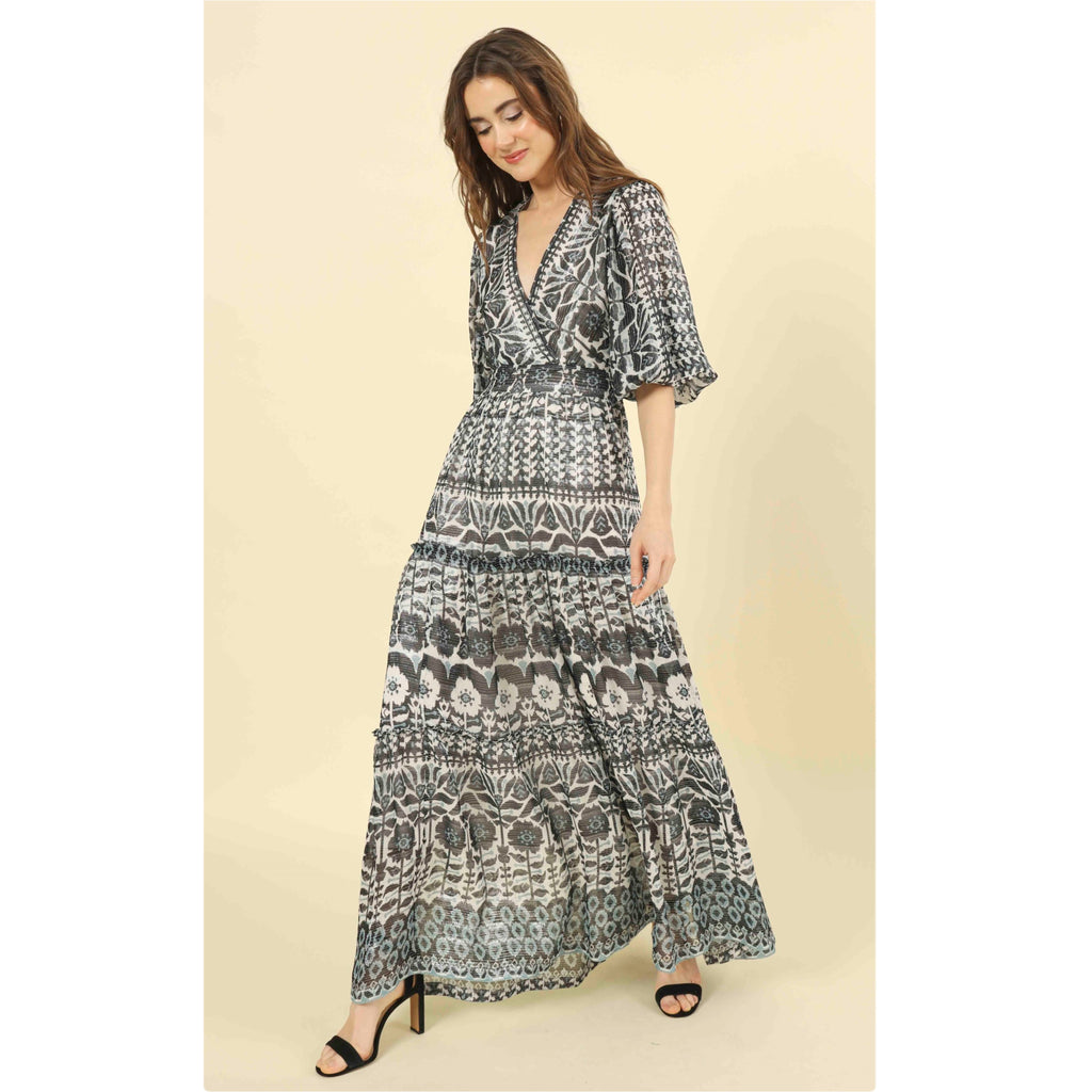 Omika Jilli Boutique Maxi Jilli Boutique sloan tuxedo dress