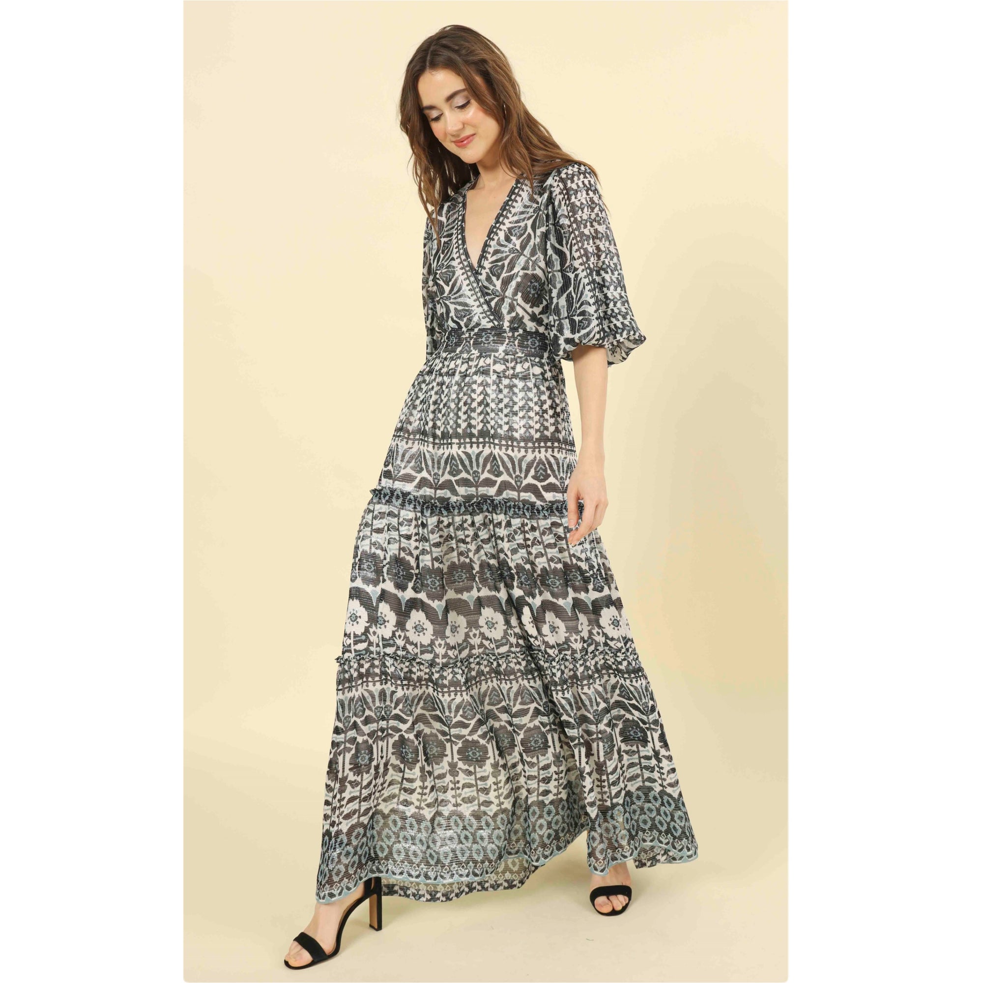 Omika Jilli Boutique Maxi Jilli Boutique sloan tuxedo dress