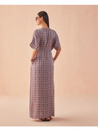 Pia Caftan in Omari Hibiscus Omika Jilli