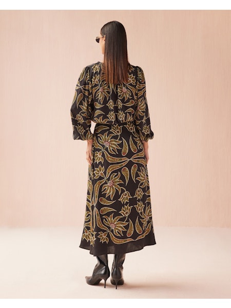 Nalini Wrap Skirt Omika Jilli Boutique ALEXIA ONYX